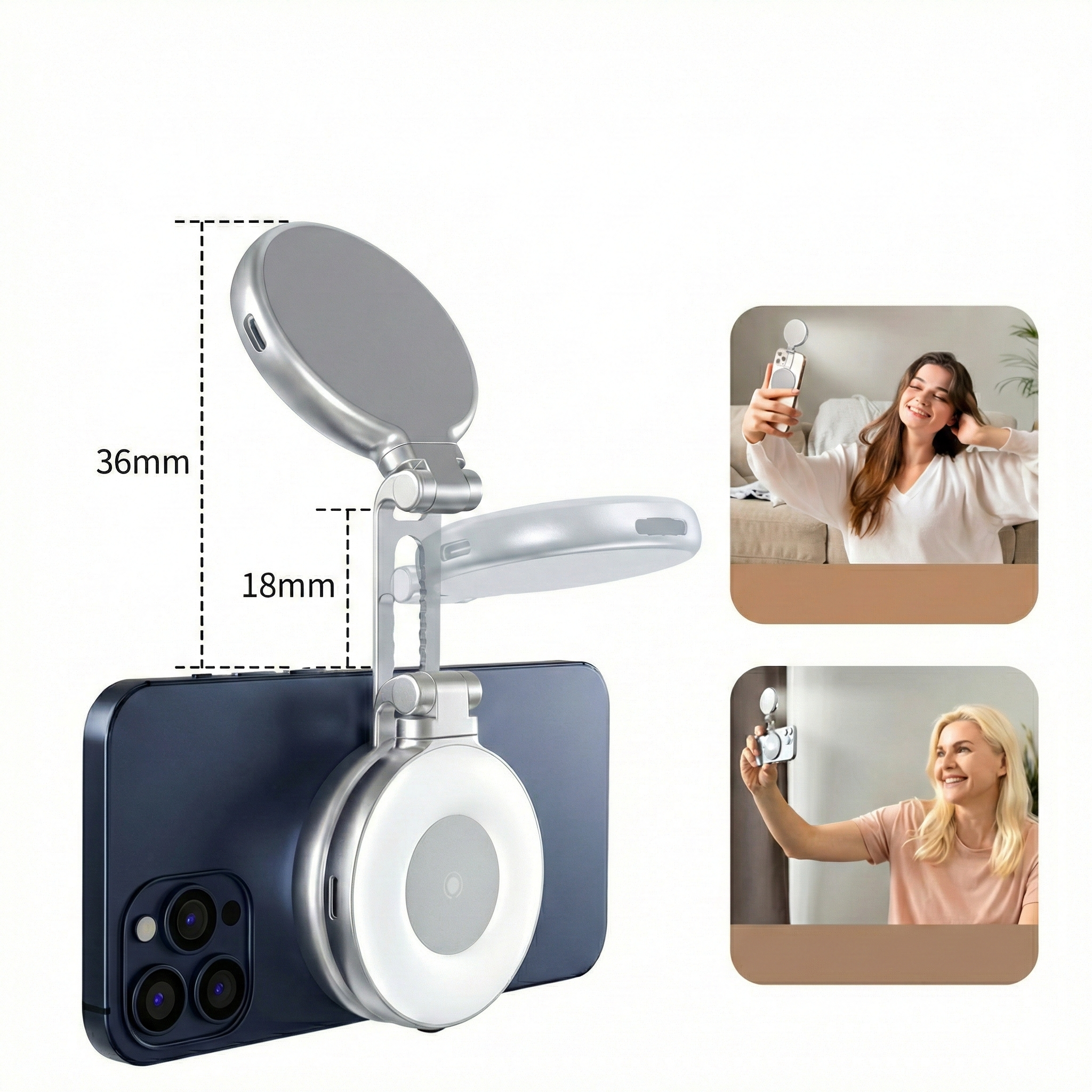 Telesin Adjustable Ring Light